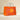 Medium Murrine shopper bag, elegantly adorned with an orange floral pattern and the iconic circular Venchi logo. - AI generated text
