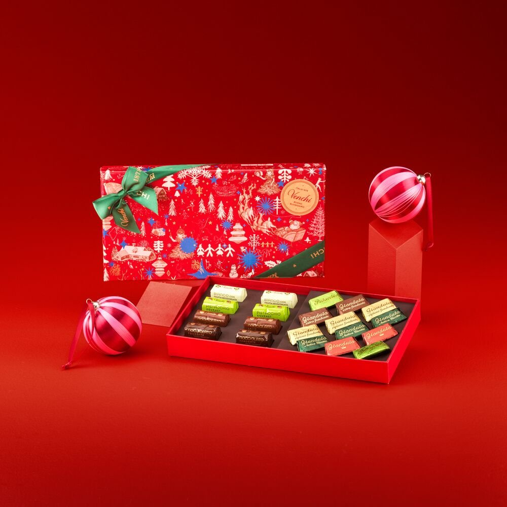 Chocolate Ingot & Gianduiotto Christmas Gift Box