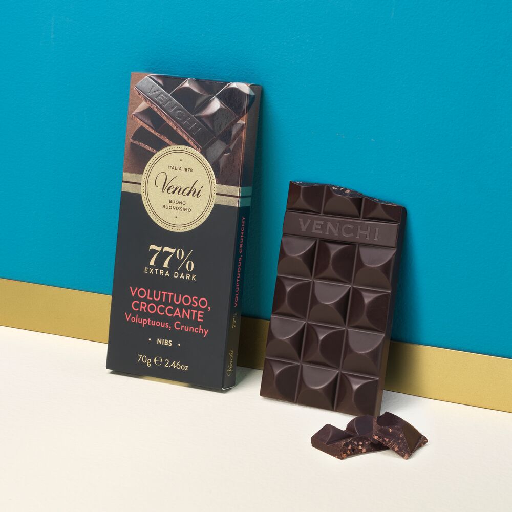 77% Extra Dark Chocolate Bar Nibs