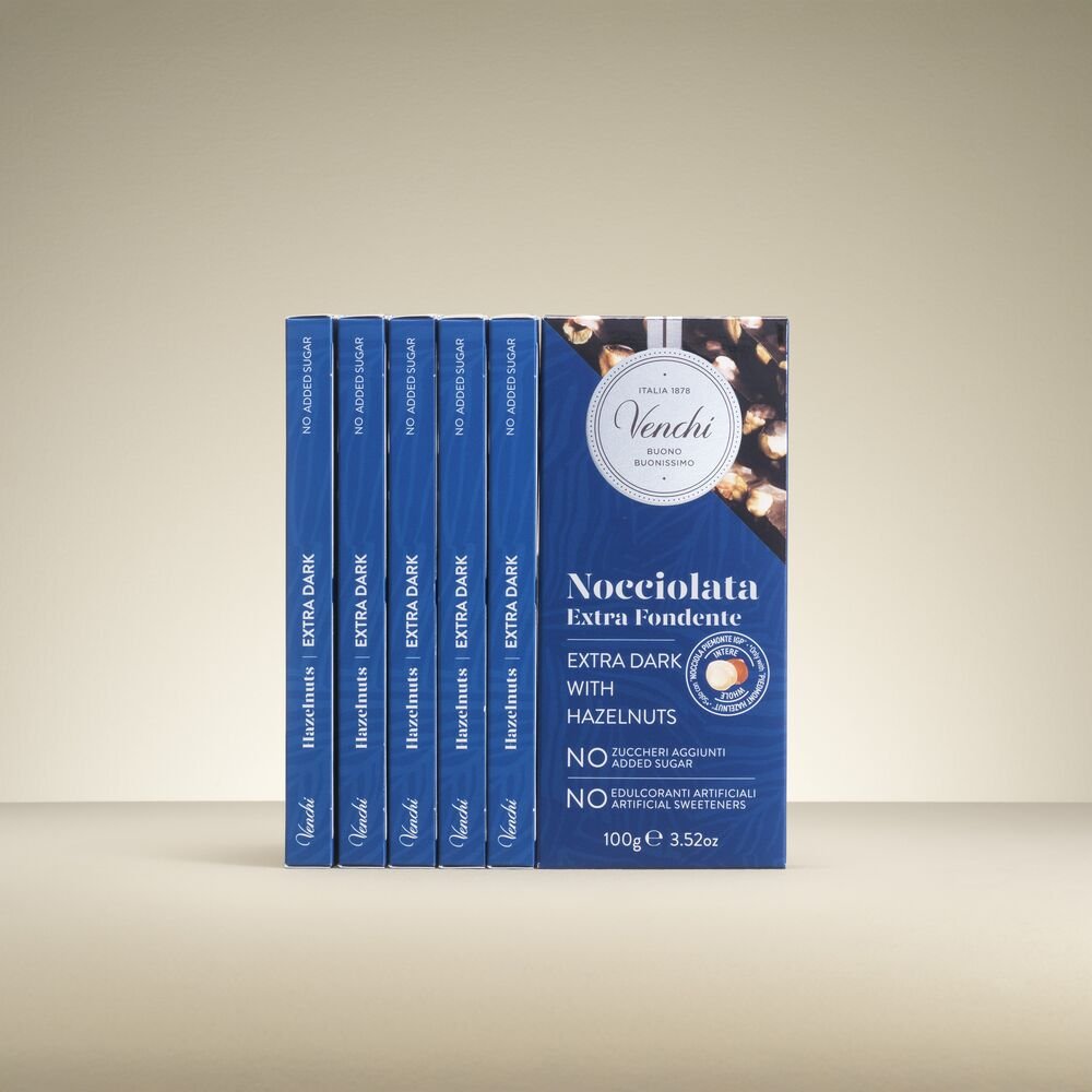 NO Added Sugar Extra Dark Hazelnut Bar Bundle 6