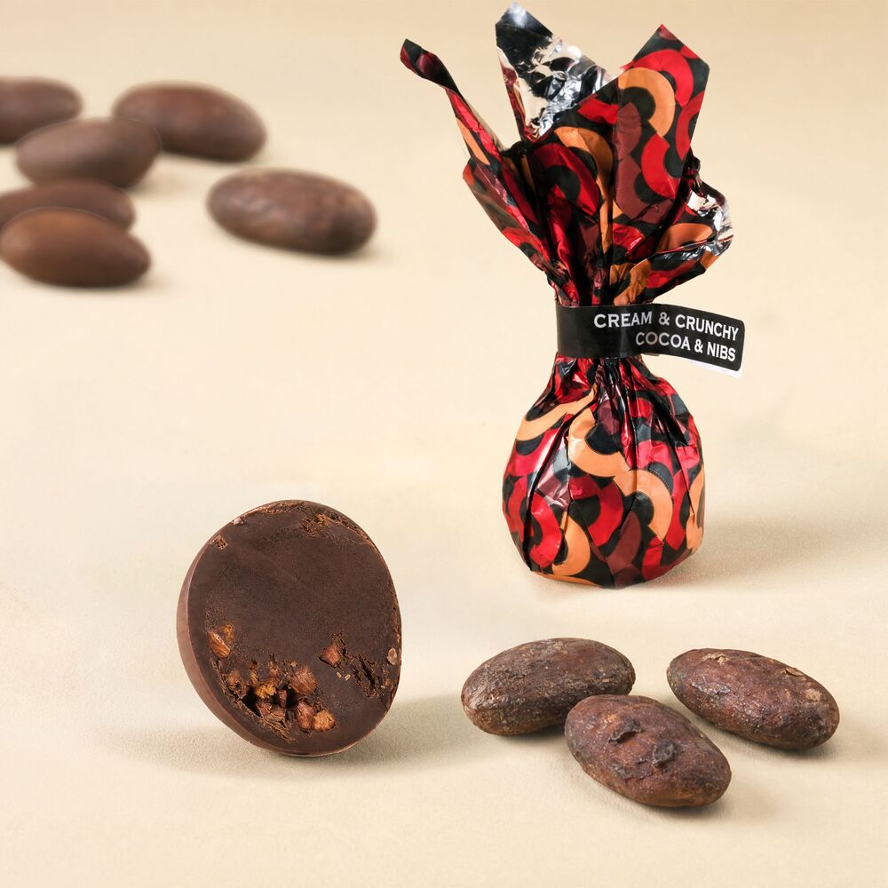 Cream & Crunchy Dark Chocolates 9 pcs