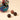 Vintage Dream Blue Tin Ball with Cream & Crunchy Small