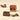 A 9-piece layered Cremino Espresso chocolate square topped with cocoa nibs, displayed with its wrapper and coffee beans. - AI generated text