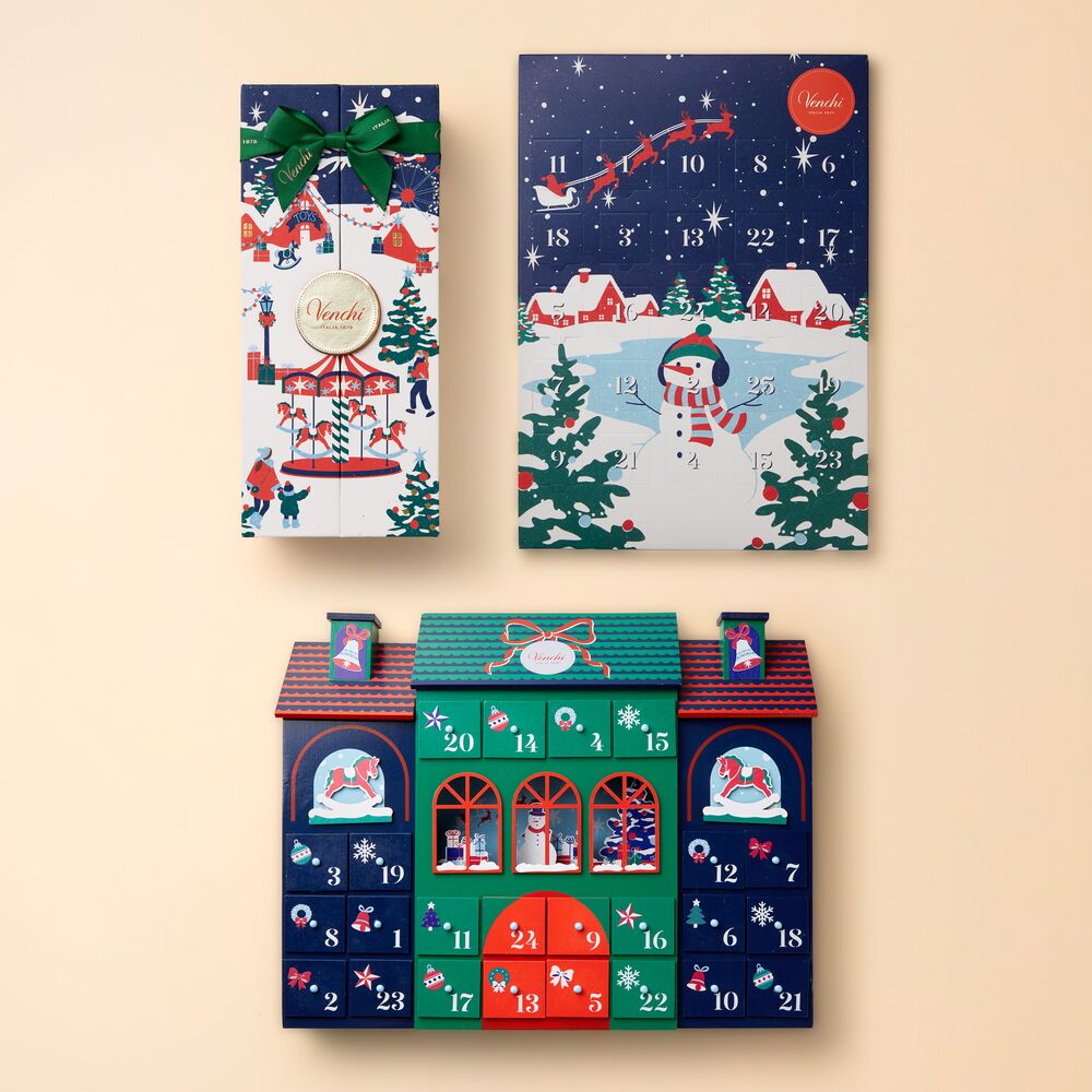 Venchi Store Assorted Advent Calendar Set of 3
